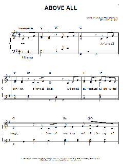 Above All von Paul Baloche (Download) 