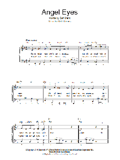 Angel Eyes von Matt Dennis (Download) 