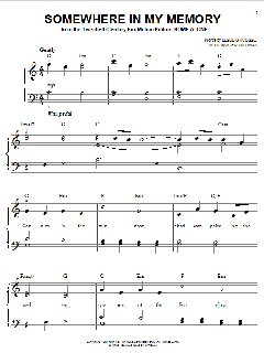 Somewhere In My Memory von Leslie Bricusse (Download) 