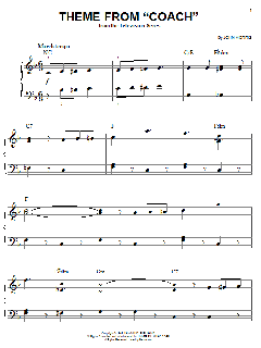 Theme From "Coach" von John Morris (Download) 