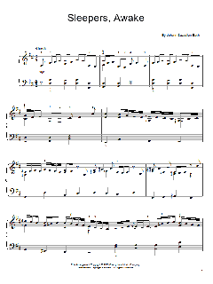Sleepers, Awake (Wachet Auf) von Johann Sebastian Bach (Download) 