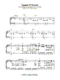 Speed Of Sound von Coldplay (Download) 