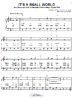 It's A Small World von Sherman Brothers (Download) 