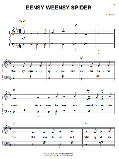 Eensy Weensy Spider von Traditional (Download) 