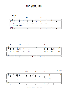 Ten Little Pigs (Download) 