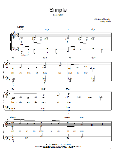 Simple von Maury Yeston (Download) 