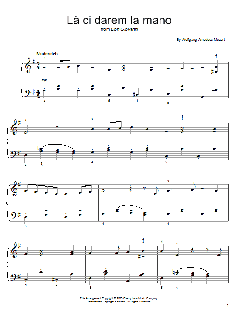 La Ci Darem La Mano von Wolfgang Amadeus Mozart (Download) 