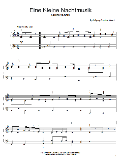 Eine Kleine Nachtmusik von Wolfgang Amadeus Mozart (Download) 