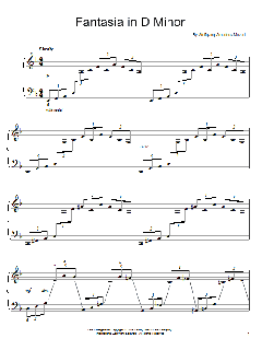 Fantasia in D Minor, K. 397 von Wolfgang Amadeus Mozart (Download) 