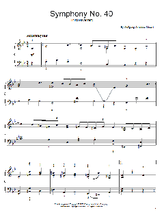 Symphony No. 40 in G Minor, Third Movement von Wolfgang Amadeus Mozart (Download) 