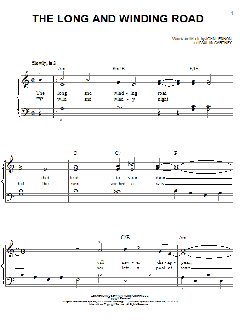 The Long And Winding Road von The Beatles (Download) 