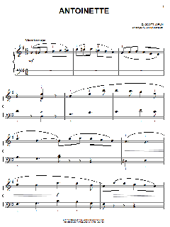 Antoinette von Scott Joplin (Download) 