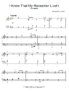 I Know That My Redeemer Liveth von George Frideric Handel (Download) 