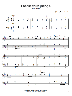 Lascia Ch'io Pianga von George Frideric Handel (Download) 