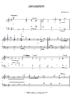 Jerusalem von C.H. Parry (Download) 