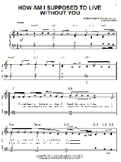 How Am I Supposed To Live Without You von Michael Bolton (Download) 