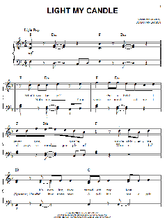 Light My Candle von Jonathan Larson (Download) 