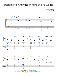 There's No Knowing Where We're Going von Willy Wonka (Download) 