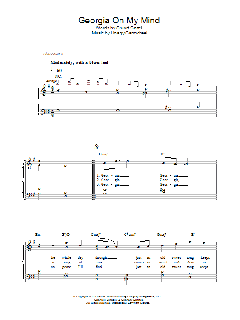 Georgia On My Mind von Ray Charles (Download) 