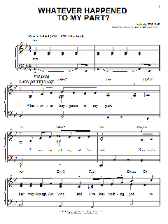 Whatever Happened To My Part? von Eric Idle (Download) 