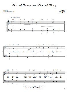 God Of Grace And God Of Glory von Harry Emerson Fosdick (Download) 