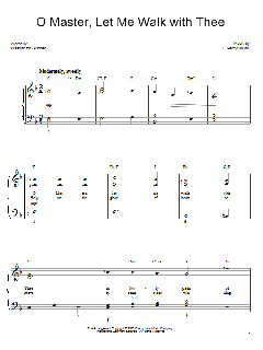 O Master, Let Me Walk With Thee von Washington Gladden (Download) 