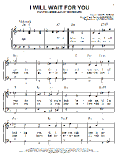 I Will Wait For You von Michel Legrand (Download) 