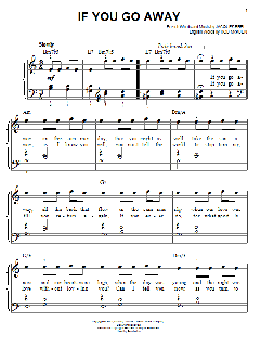 If You Go Away von Jacques Brel (Download) 