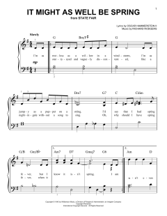 It Might As Well Be Spring von Rodgers & Hammerstein (Download) 