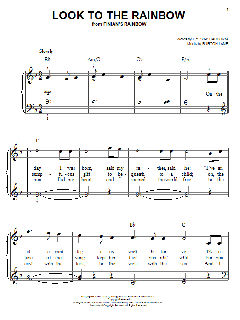 Look To The Rainbow von Burton Lane (Download) 