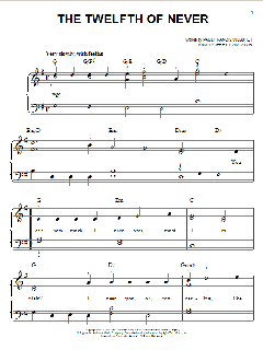 The Twelfth Of Never von Paul Francis Webster (Download) 