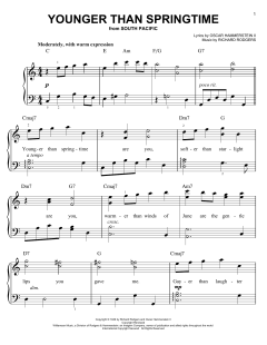 Younger Than Springtime von Rodgers & Hammerstein (Download) 