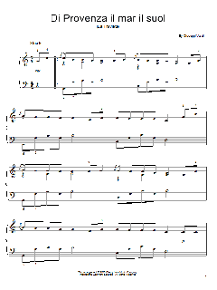 Di Provenza Il Mar, Il Suol von Giuseppe Verdi (Download) 