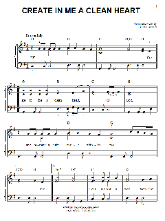 Create In Me A Clean Heart von Keith Green (Download) 