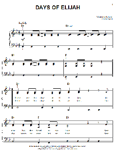 Days Of Elijah von Robin Mark (Download) 