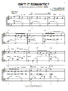 Isn't It Romantic? von Lorenz Hart (Download) 