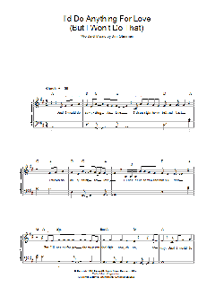 I'd Do Anything For Love von Meat Loaf (Download) 