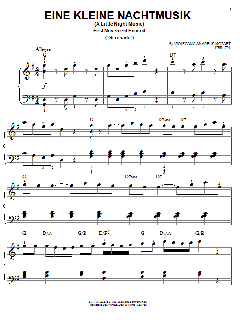 Eine Kleine Nachtmusik von Wolfgang Amadeus Mozart (Download) 