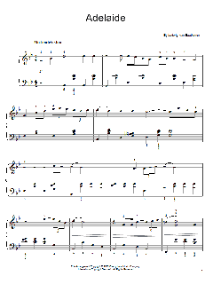 Adelaide, Op. 46 von Ludwig van Beethoven (Download) 