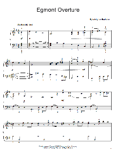 Overture To Egmont von Ludwig van Beethoven (Download) 