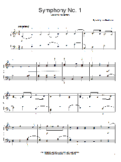 Symphony No. 1 von Ludwig van Beethoven (Download) 