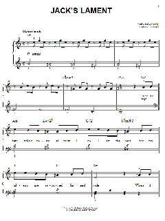 Jack's Lament von Danny Elfman (Download) 