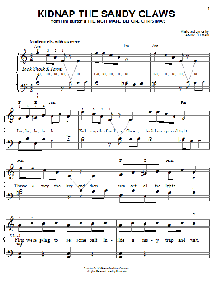 Kidnap The Sandy Claws von Danny Elfman (Download) 