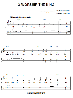 O Worship The King von Robert Grant (Download) 
