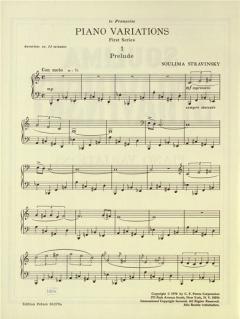 Variationen für Klavier Band 1 von Soulima Strawinsky im Alle Noten Shop kaufen