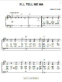 I'll Tell Me Ma von Irish Folksong (Download) 