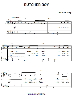 Butcher Boy von Irish Folksong (Download) 