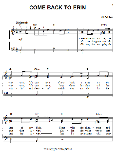 Come Back To Erin von Irish Folksong (Download) 