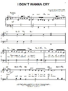 I Don't Wanna Cry von Mariah Carey (Download) 