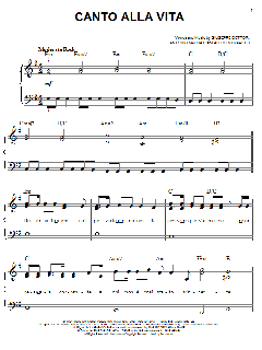 Canto Alla Vita von Josh Groban (Download) 